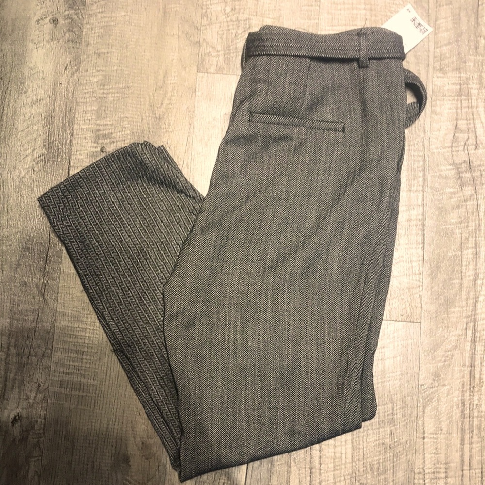 NWT H&M High Waist Business Pants with Belt (6)